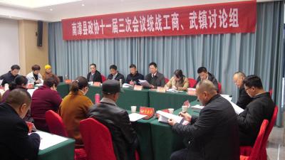 政协委员开展分组讨论