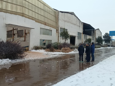 县应急局积极开展矿山工贸危化领域雪灾专项检查