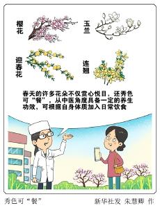 多种春花具有中医养生功效