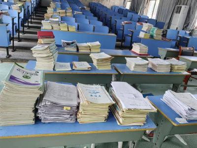 胡营中学:督查教学常规 减轻师生负担