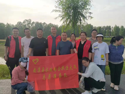 县水利局水政综合执法大队：净化蛮河　垃圾分类我先行