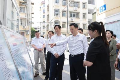 王祺扬在南漳调研时强调，打造基层治理体系框架试点的全省样板，推动美好环境与幸福生活共同缔造走深走实