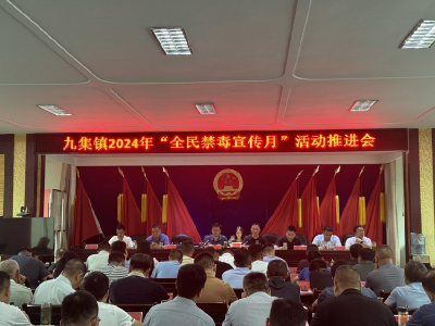 ​九集镇召开“全民禁毒宣传月”活动推进会