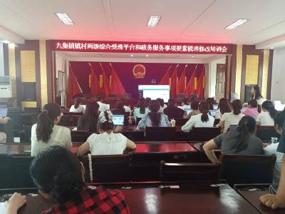 ​九集镇组织开展政务工作培训会