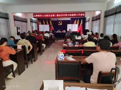 王家畈村完成工会委员会换届选举工作