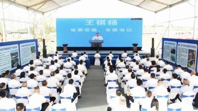 我县与全市同步举行6月份重大项目集中开工活动 