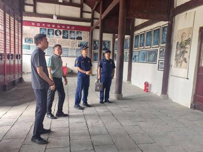 ​排查文物建筑隐患 筑牢安全“防火墙”