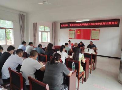 县发改局开展6月份支部主题党日活动