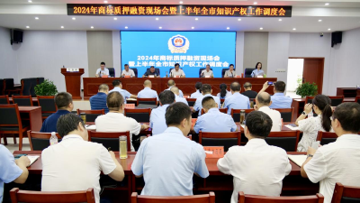 2024年商标质押融资现场会暨上半年全市知识产权工作调度会召开