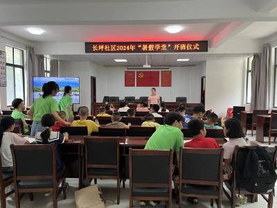 ​长坪镇：青春力量伴成长 爱心服务正当时