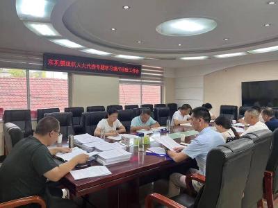 ​东巩镇人大主席团召开学习堰河经验工作会