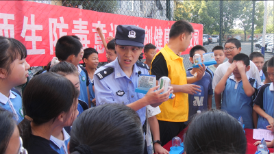 湖北南漳：禁毒知识进校园  守护青春不“毒”行