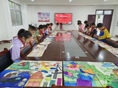 ​临沮小学：童心绘祖国　欢乐迎国庆