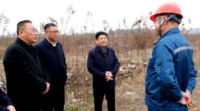 市领导到我县部分重点工业企业调研  