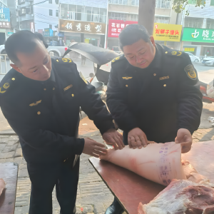 南漳：开展肉类产品整治 让群众吃上“放心肉”