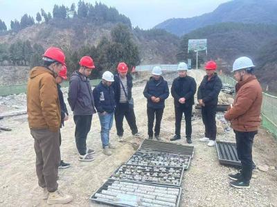 我县开展石门集水库除险加固工程质量抽检工作