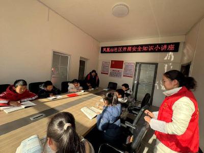 城关镇凤凰山社区开展安全知识讲座