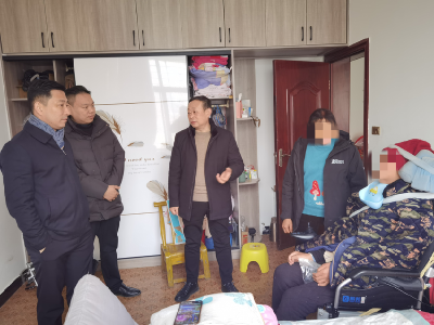 九集镇走访慰问特殊群体