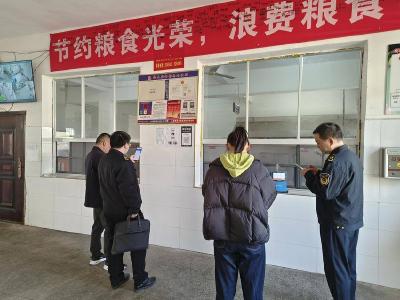 南漳：为食堂安检，守护师生舌尖安全