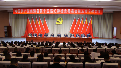 中共南漳县第十五届纪律检查委员会第五次全体会议召开 罗兴斌出席会议并讲话 
