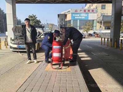 南漳消防检查指导燃气安全工作