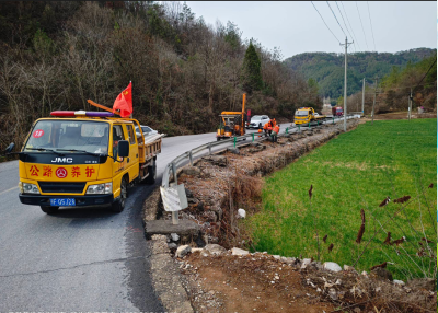 南漳公路：节后养路忙
