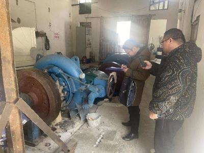 我县开展洛浴河水电站资产评估工作