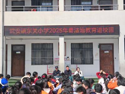 武安镇：法治教育进校园 平安健康伴成长