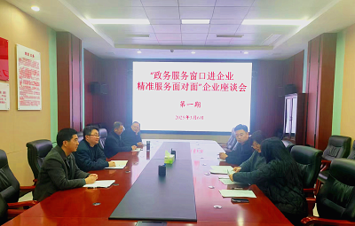 ​县行政审批局：政务窗口进企业 精准服务“面对面”