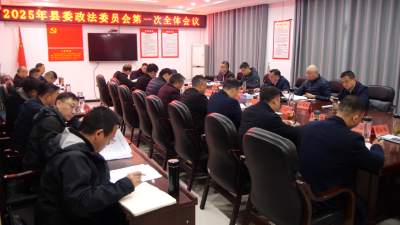 县委政法委员会2025年第一次全体会议召开  