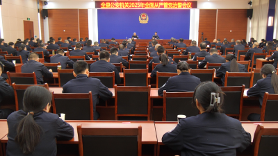 全县公安机关全面从严管党治警会议召开  