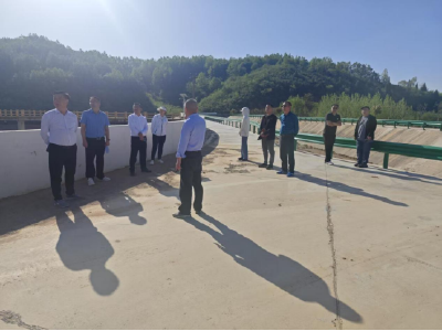 全省小型病险水库除险加固（南漳县部分）分部工程顺利通过验收
