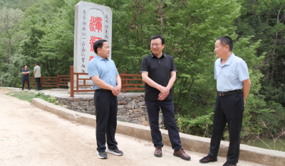 荆门市生态环境局考察组到我县考察交流漳河流域生态环境保护工作  
