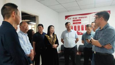谷城县考察组到我县开展党建引领小区治理工作学习交流活动