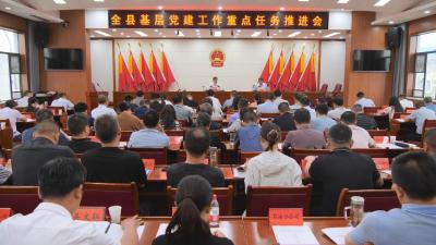 全县基层党建工作重点任务推进会召开  