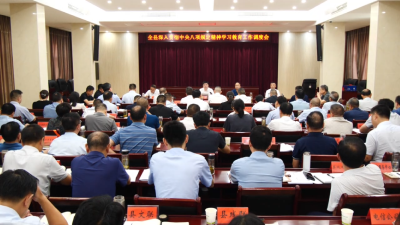 全县深入贯彻中央八项规定精神学习教育工作调度会召开  