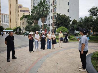 ​徐庶社区组织开展网格拉练及绩效测评活动