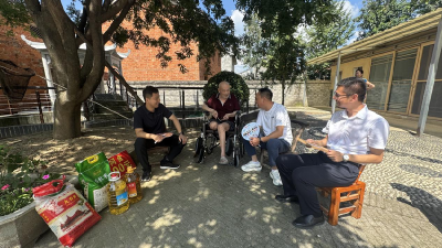 九集镇开展“崇光蔚然映军心”走访慰问活动