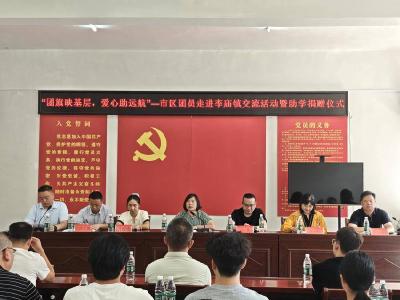 李庙镇：团旗映基层　爱心助远航