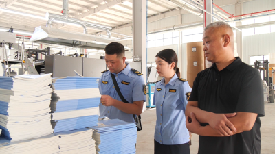 我县开展印刷企业双随机联合抽查  