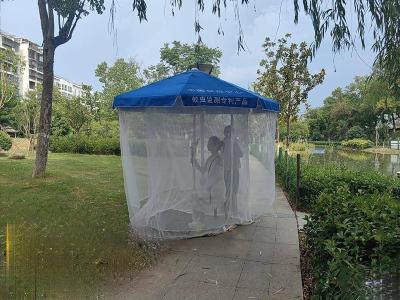 县疾控中心开展蚊媒密度监测