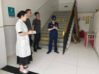 我县开展消防安全专项联合执法检查