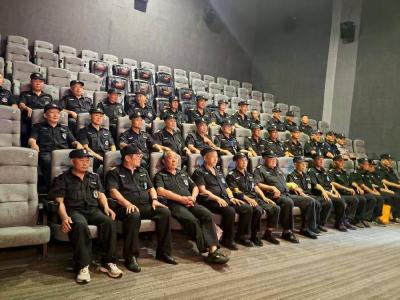 襄阳市润虎胜保安服务有限公司开展“铭记历史·凝聚力量”主题观影活动