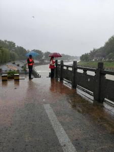 县河道堤防建设发展中心：积极应对强降雨 拧紧防汛安全阀