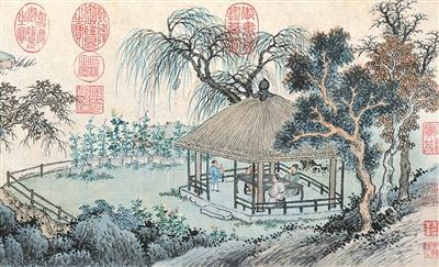诗画催菊（读画） 