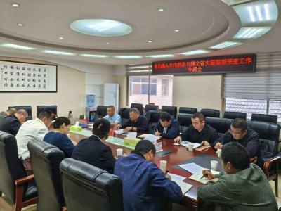 东巩镇召开人大代表参与湖北省大震震源探查工作专题会