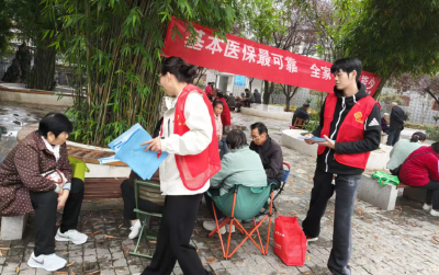 苗圃社区开展2026年度城乡居民医保参保缴费政策宣传活动