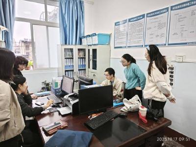 市疾控中心督导我县重点慢性病监测和死因监测工作