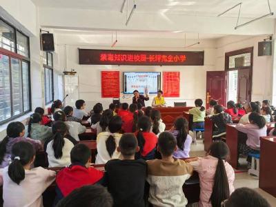 ​长坪镇：禁毒知识进校园　守护青春不“毒”行
