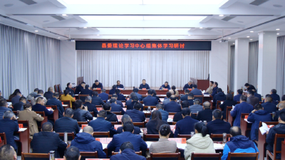 陈栋主持县委理论学习中心组集体学习 聚焦重点狠抓落实 凝心聚力绘就乡村全面振兴新图景